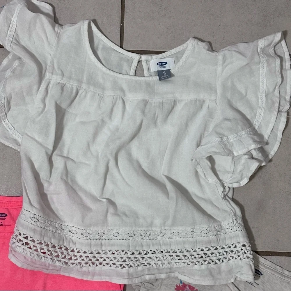 Old Navy Girls Kids Basic T-shirts/Blouses size‎ M(8).